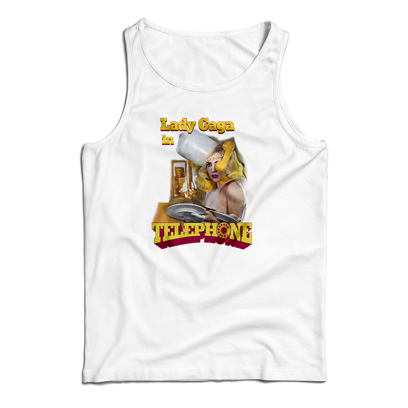 Lady Gaga In Telephone Tank Top