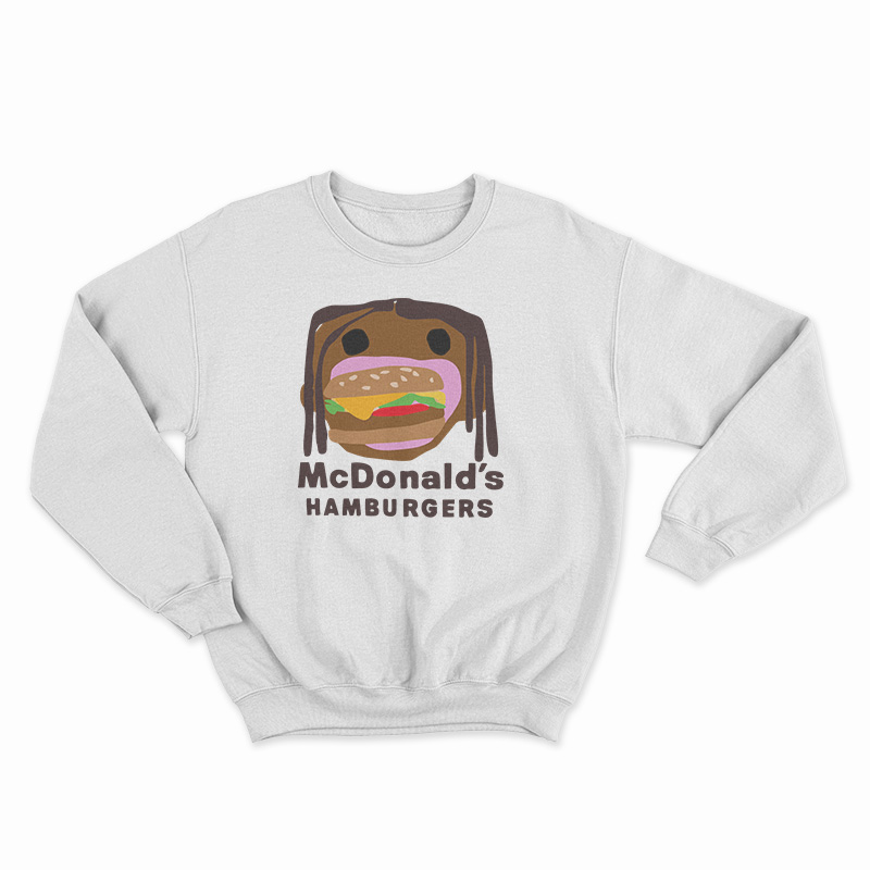 Travis Scott X McDonald's Hamburgers Sweatshirt