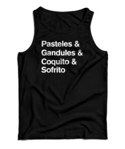Pasteles Gandules Coquito Sofrito Tank Top