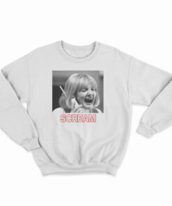 Scream Phone Call White Sweatshirt