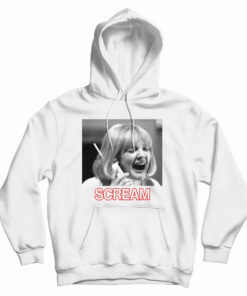 Scream Phone Call White Hoodie