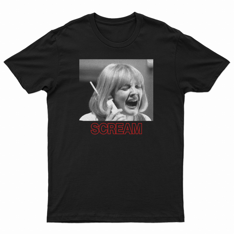 Scream Phone Call White T-Shirt