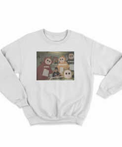 Teletubbies Around Me Anxiety Depression Loneliness Overthinking Sweatshirt