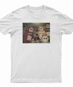 Teletubbies Around Me Anxiety Depression Loneliness Overthinking T-Shirt
