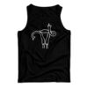 Uterus Giving Middle Finger Tank Top