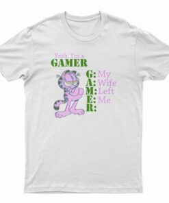 Garfield Yeah I'm A Gamer T-Shirt