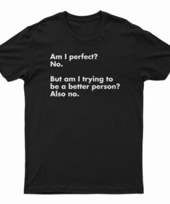 Am I perfect? No T-Shirt