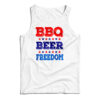 BBQ Beer Freedom America USA Party Tank Top