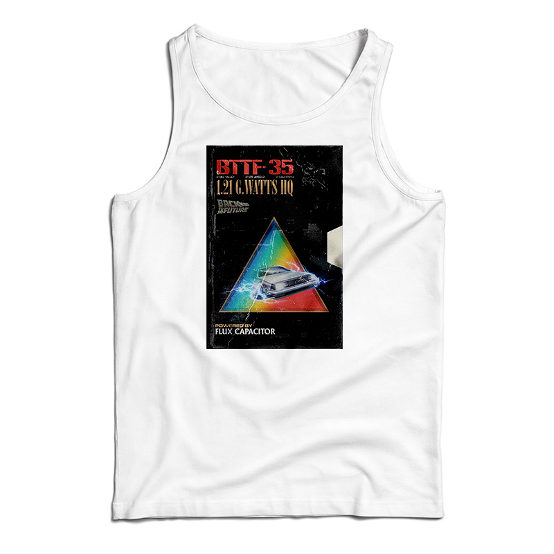 Back To The Future DeLorean Flux Capacitor Tank Top