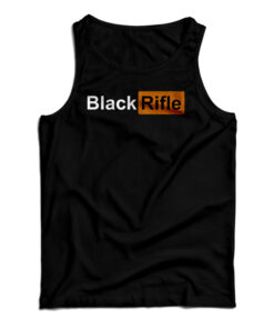 Black Rifle Pornhub Logo Parody Tank Top