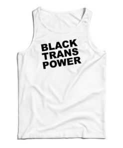 Black Trans Power Tank Top