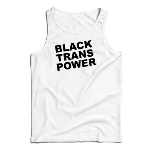 Black Trans Power Tank Top