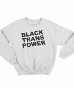 Black Trans Power Sweatshirt