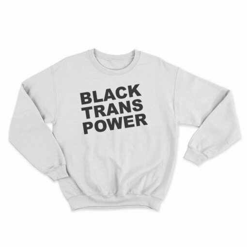 Black Trans Power Sweatshirt