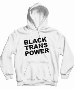 Black Trans Power Hoodie