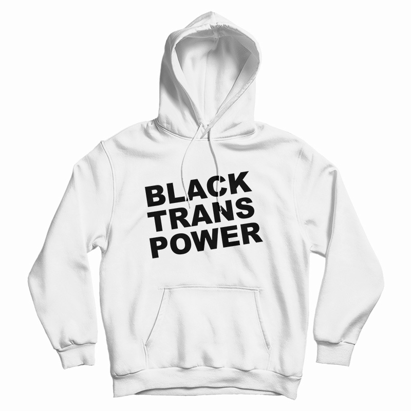 Black Trans Power Hoodie