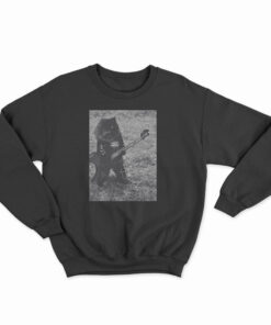 Heavy Metal Black Cat Sweatshirt