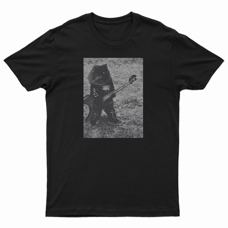 Heavy Metal Black Cat T-Shirt