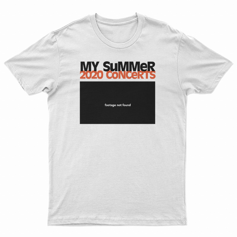 My Summer 2020 Concert T-Shirt