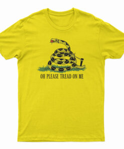 Oh Please Tread On Me Libertarian Flag T-Shirt