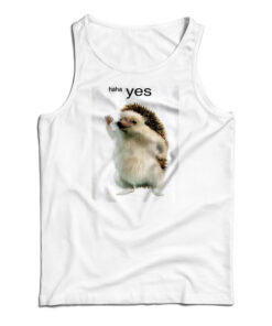 Porcupine Making an OK Hand Haha Yes Tank Top