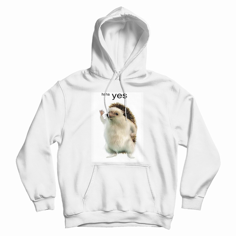 Porcupine Making an OK Hand Haha Yes Hoodie