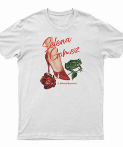 Selena Gomez I Want A Boyfriend Rose Shoes Frog T-Shirt