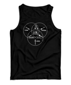 Spoon Knife Fork Spork Spife Knork Splayd Tank Top