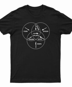 Spoon Knife Fork Spork Spife Knork Splayd T-Shirt