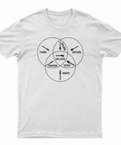 Spoon Knife Fork Spork Spife Knork Splayd T-Shirt