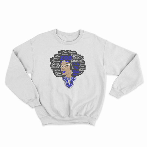 Zeta Phi Beta 1920 Hair Women Sweatshirt