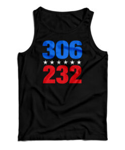 306 VS 232 2020 Election Results Blue Democrat Winner Tank Top