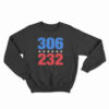 306 VS 232 2020 Election Results Blue Democrat Winner Sweatshirt