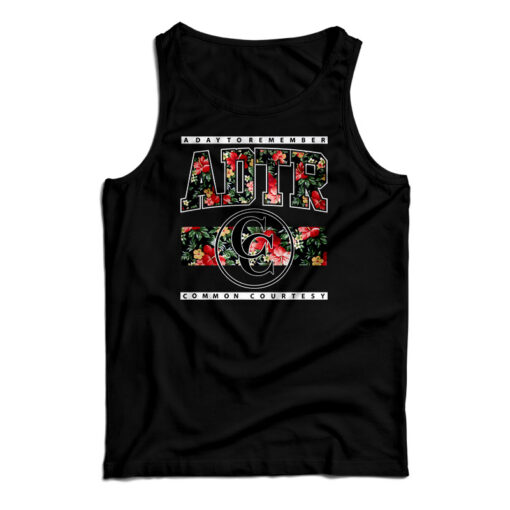 A Day To Remember Floral Tank Top