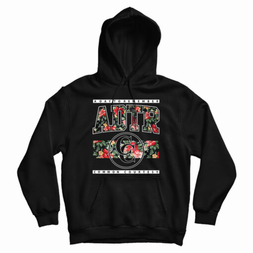 A Day To Remember Floral Hoodie