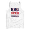 BBQ Beer Freedom Tank Top