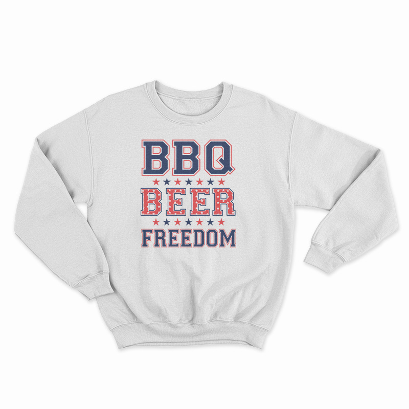 BBQ Beer Freedom Sweatshirt