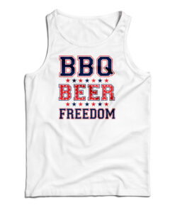 BBQ Beer Freedom Tank Top