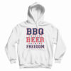 BBQ Beer Freedom Hoodie