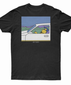 Bart Simpson Driving Scenic T-Shirt
