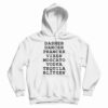 Dasher Dancer Prancer Vixen Moscato Vodka Tequila Blitzen Hoodie