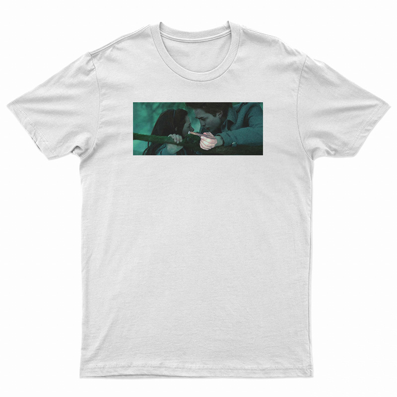 Edward Cullen Smoking Scene Twilight Parody T-Shirt