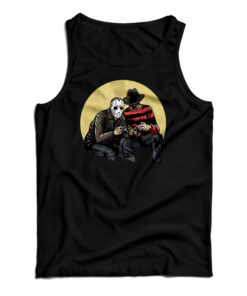 Horror Scary Movie Villains Playing Video Games Tank Top