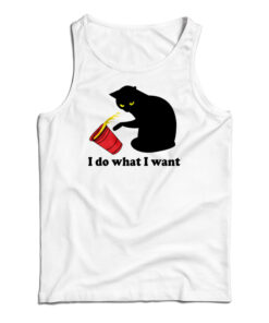 I Do What I Want Cat Tank Top