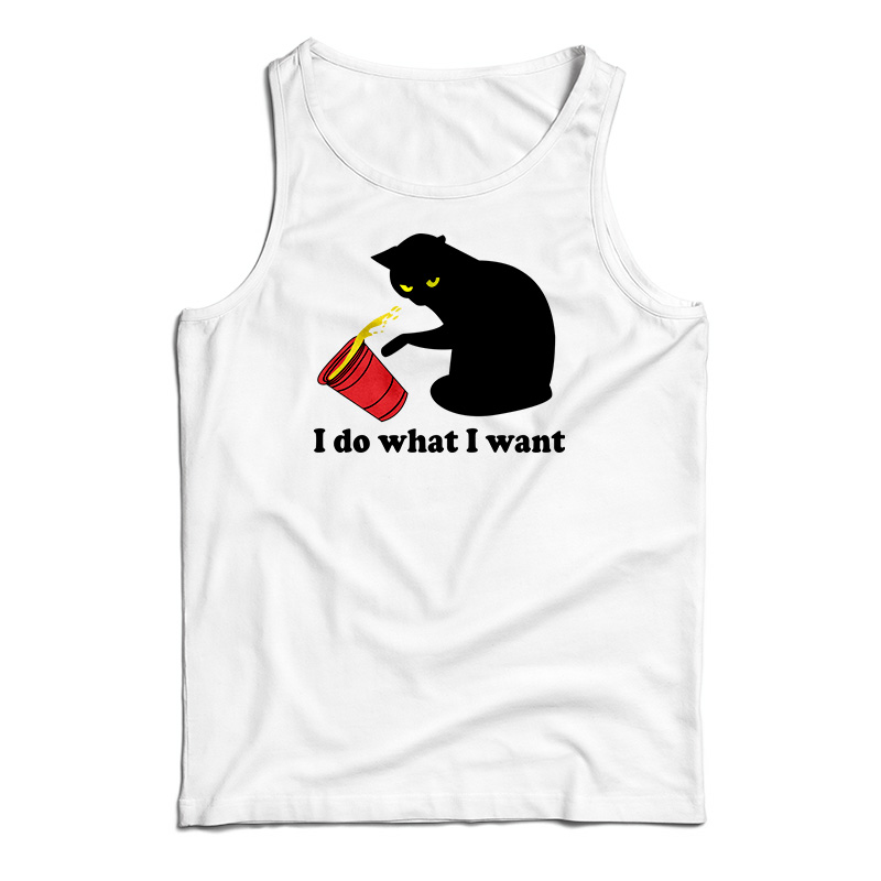 I Do What I Want Cat Tank Top