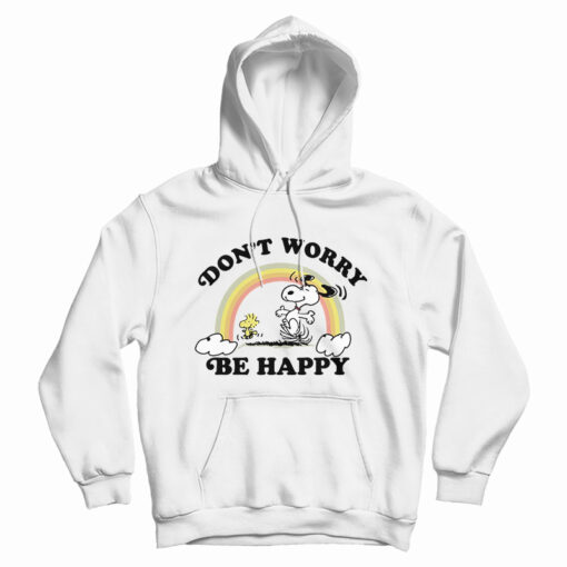 Junk Food Snoopy Don't Worry Be Happy Hoodie