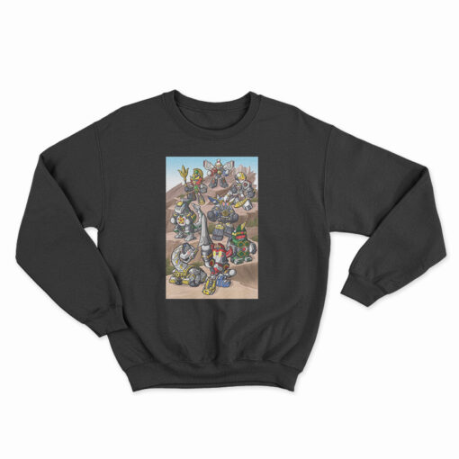 Mighty Morphin Power Rangers Zords Concept Sweatshirt