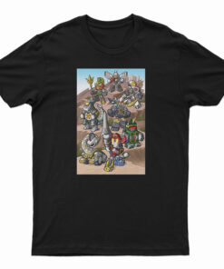 Mighty Morphin Power Rangers Zords Concept T-Shirt