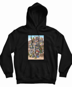 Mighty Morphin Power Rangers Zords Concept Hoodie