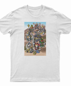 Mighty Morphin Power Rangers Zords Concept T-Shirt